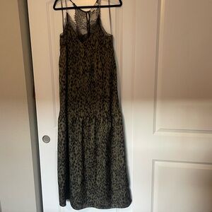 Leopard Print Maxi Dress